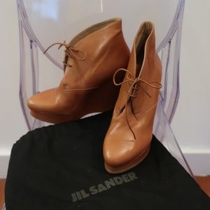 Jil Sander Wedge Booties